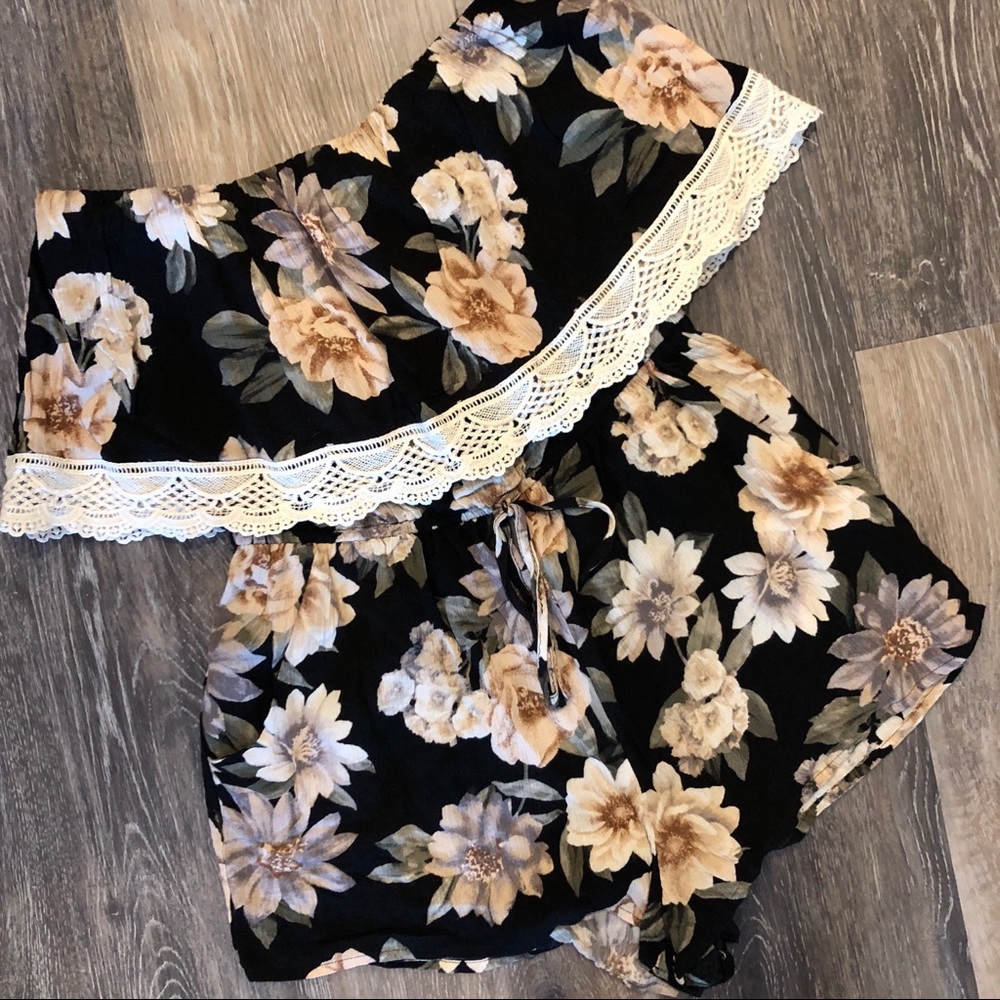 Forever 21 Floral Romper